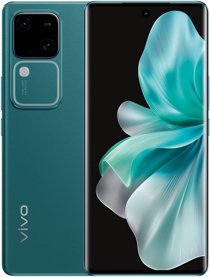 vivo V30 5G (Lush Green, 12GB+12GB RAM, 256GB) | Slimmest 3D Curved 1.5K AMOLED 120Hz Display | 50MP AF Group Selfie | Aura Light OIS