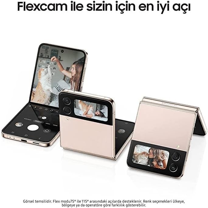Samsung Galaxy Flip4 256/8 GB Mobile Phone, Graphite (International Version)