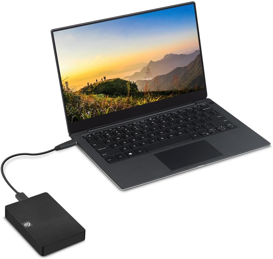 Seagate Expansion Portable, 4TB, External Hard Drive, 2.5 Inch, USB 3.0, for Mac and PC (STKM4000400)