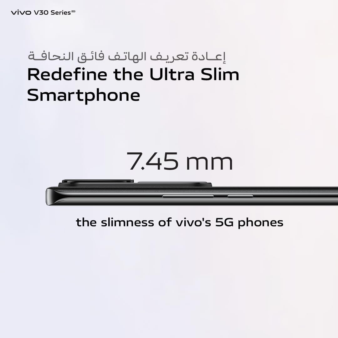 vivo V30 5G (Lush Green, 12GB+12GB RAM, 256GB) | Slimmest 3D Curved 1.5K AMOLED 120Hz Display | 50MP AF Group Selfie | Aura Light OIS