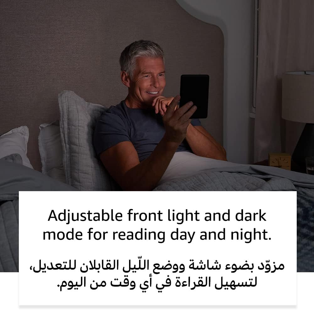 Kindle (2022 release) – The lightest and most compact Kindle, now with a 6”, 300 ppi high-resolution display, and 2x the storage | Black