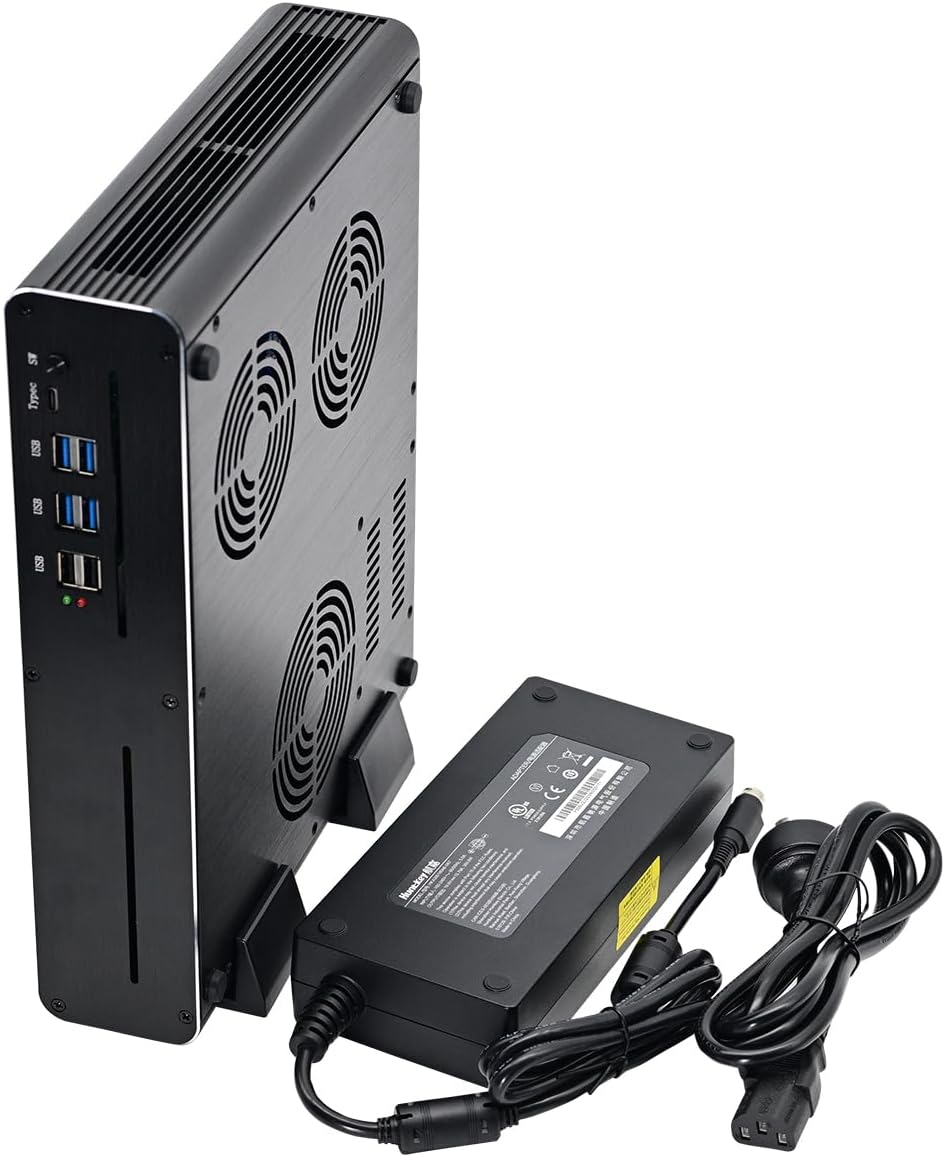 HUNSN 8K Mini PC, Gaming Computer, HTPC, Kodi, Core I7 12650H, Windows 11 or Linux Ubuntu, BM33k, Wi-Fi 6, RTX3060 12G Graphic, 2 x HDMI, 2 x DP, Full-featured Type-C, 2 x LAN, 64G RAM, 2TB M.2 SSD