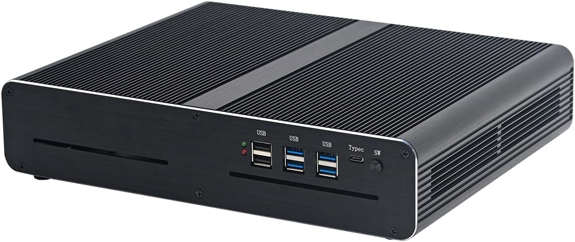HUNSN 8K Mini PC, Gaming Computer, HTPC, Kodi, Core I7 12650H, Windows 11 or Linux Ubuntu, BM33k, Wi-Fi 6, RTX3060 12G Graphic, 2 x HDMI, 2 x DP, Full-featured Type-C, 2 x LAN, 64G RAM, 2TB M.2 SSD