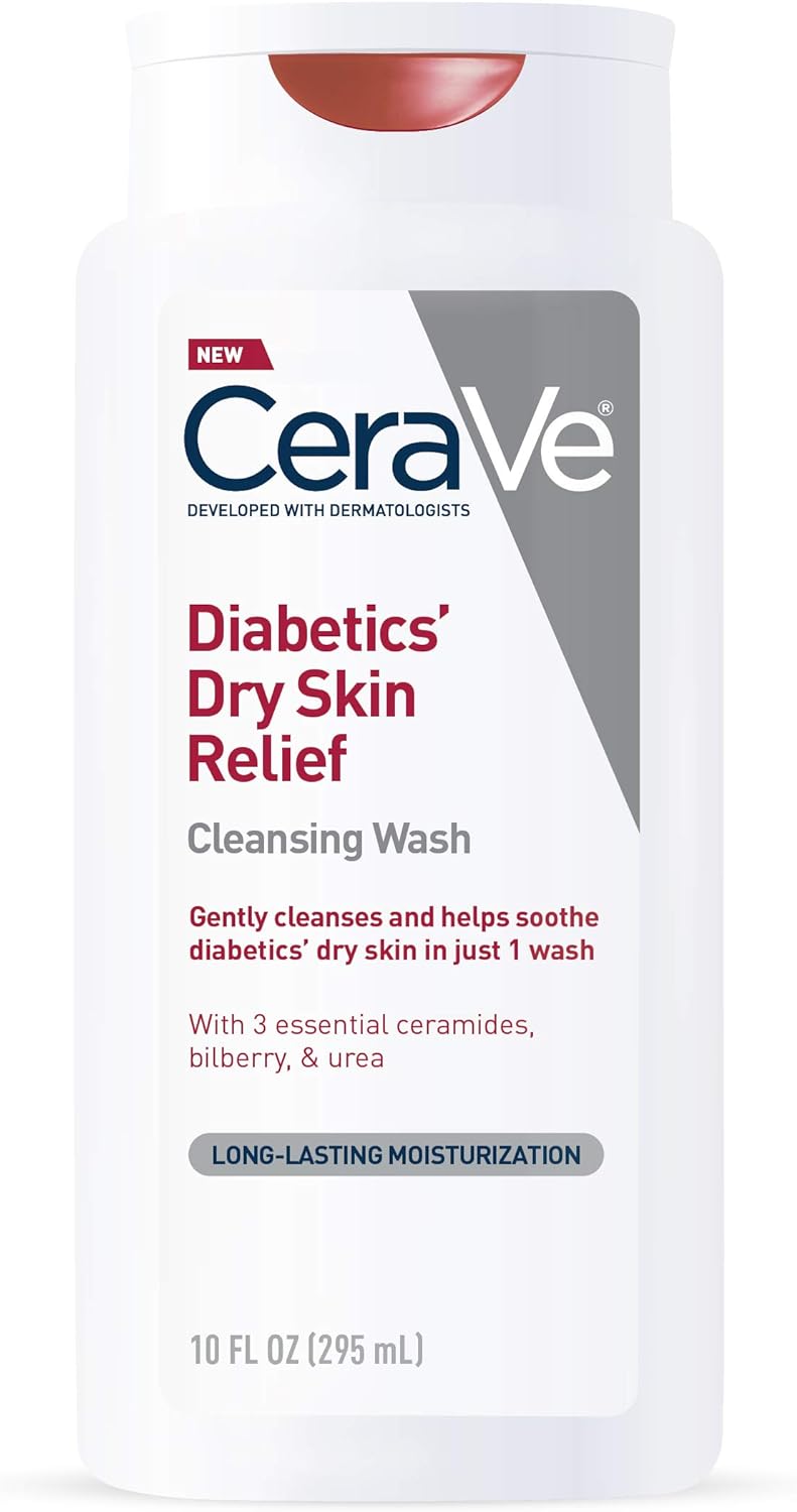 CeraVe Body Wash with Salicylic Acid, Fragrance Free Body Wash to Exfoliate Rough and Bumpy Skin, Allergy Tested, 10 Ounce