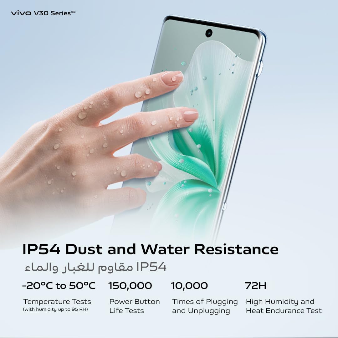 vivo V30 5G (Lush Green, 12GB+12GB RAM, 256GB) | Slimmest 3D Curved 1.5K AMOLED 120Hz Display | 50MP AF Group Selfie | Aura Light OIS