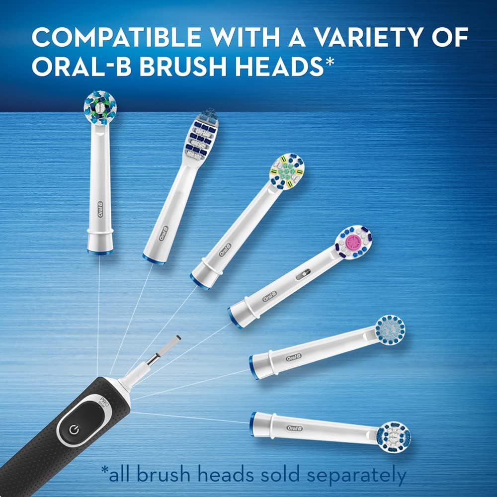 Oral-B Vitality 100 Black Electric Rechargeable Toothbrush, With Uae 3 Pin Plug