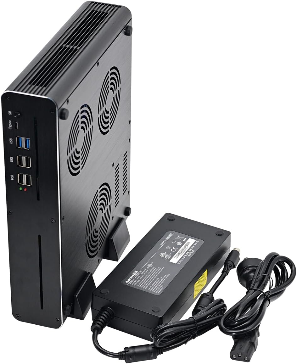 HUNSN 8K Mini PC, Gaming Computer, HTPC, Kodi, Core I7 12650H, Windows 11 or Linux Ubuntu, BM33k, Wi-Fi 6, RTX3060 12G Graphic, 2 x HDMI, 2 x DP, Full-featured Type-C, 2 x LAN, 64G RAM, 2TB M.2 SSD