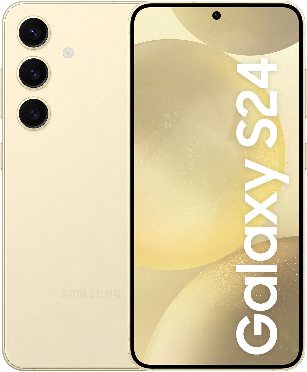 SAMSUNG Galaxy S24, AI Phone, 256GB Storage, Amber Yellow, 8GB RAM, Android Smartphone, 50MP Camera, Long Battery Life, 1 Yr Manufacturer Warranty