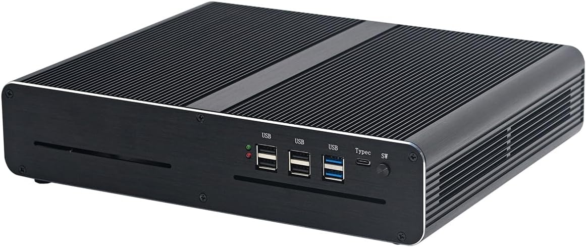 HUNSN 8K Mini PC, Gaming Computer, HTPC, Kodi, Core I7 12650H, Windows 11 or Linux Ubuntu, BM33k, Wi-Fi 6, RTX3060 12G Graphic, 2 x HDMI, 2 x DP, Full-featured Type-C, 2 x LAN, 64G RAM, 2TB M.2 SSD