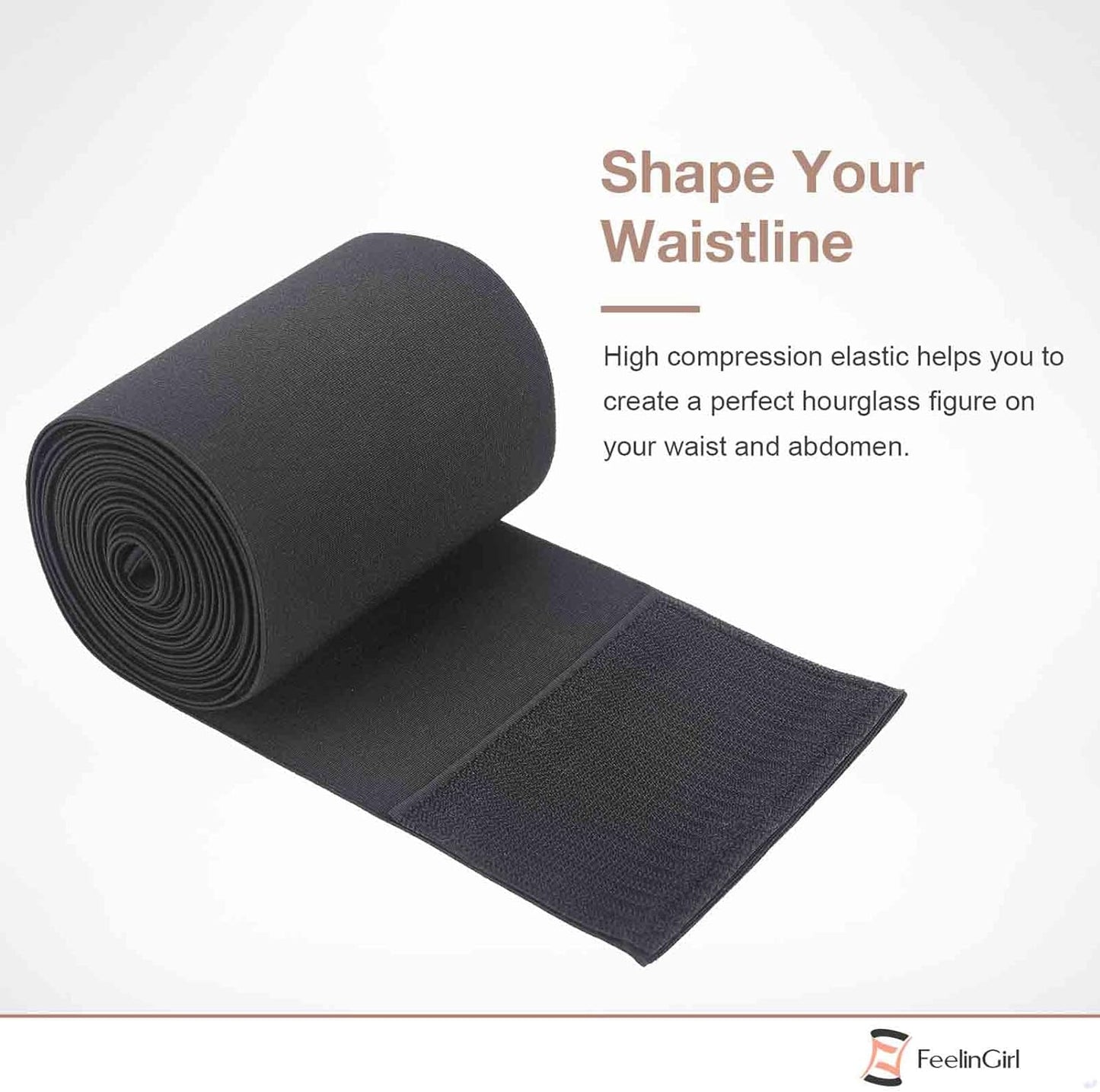 FeelinGirl Waist Trainer for Women Sauna Belt Tummy Wrap Plus Size