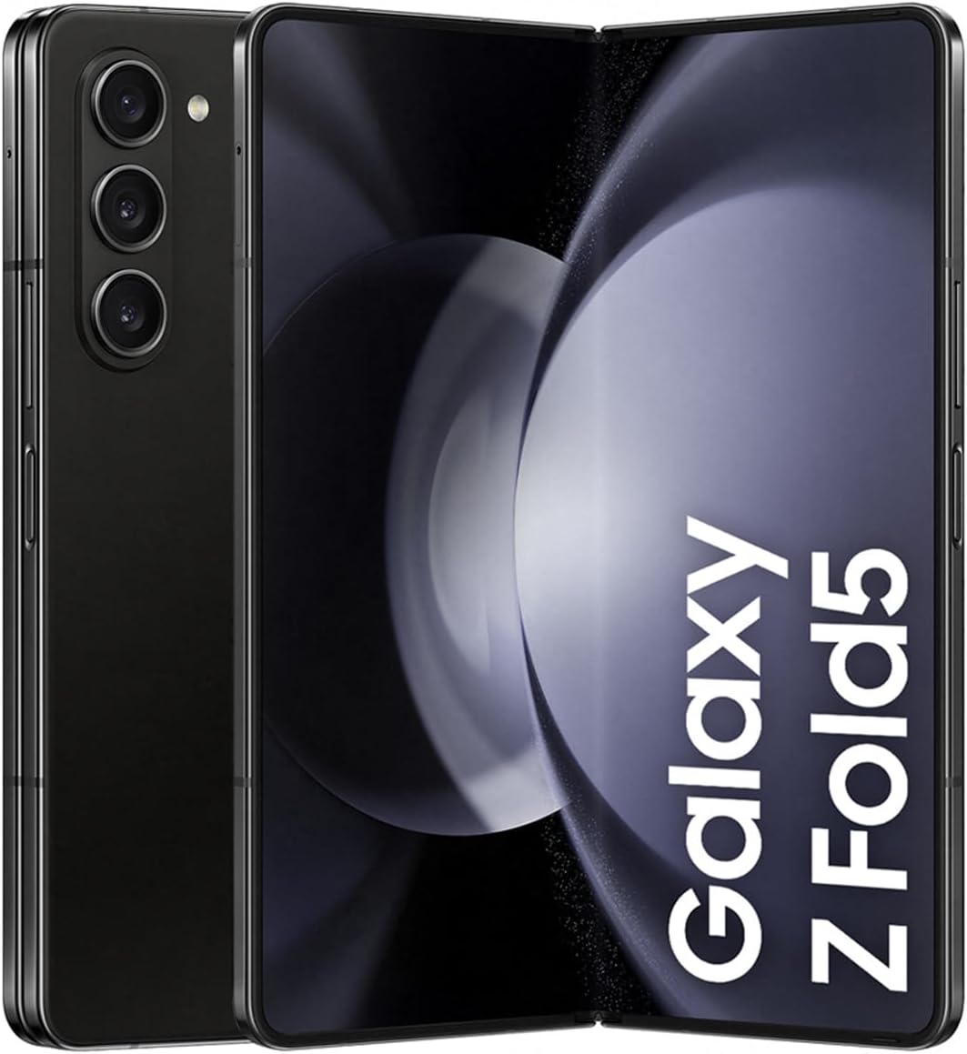 Samsung Galaxy Z Fold5 Folding Phone, Android Smartphone, 12GB RAM, 512GB Storage, Extended Battery Life, High Resolution Camera, Icy Blue