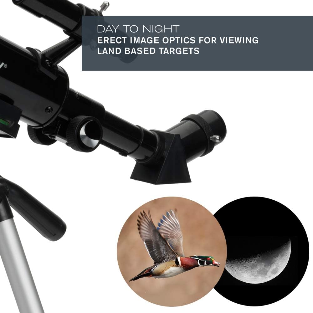 Celestron Travel Scope 70 Portable Telescope, Black