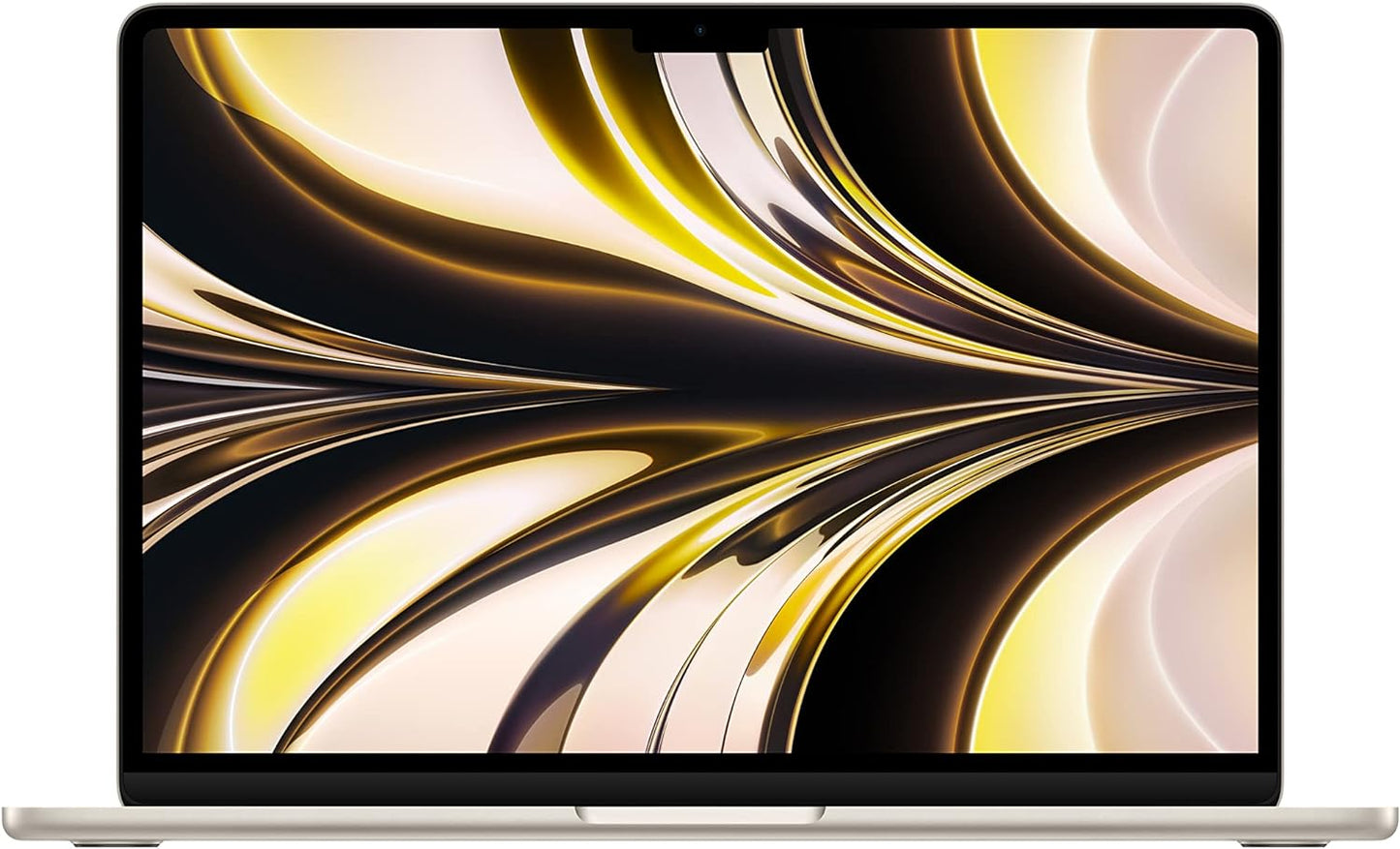 Apple 2022 MacBook Air laptop with M2 chip: 13.6-inch Liquid Retina display, 8GB RAM, 256GB SSD storage, 1080p FaceTime HD camera. Works with iPhone and iPad; Midnight; English