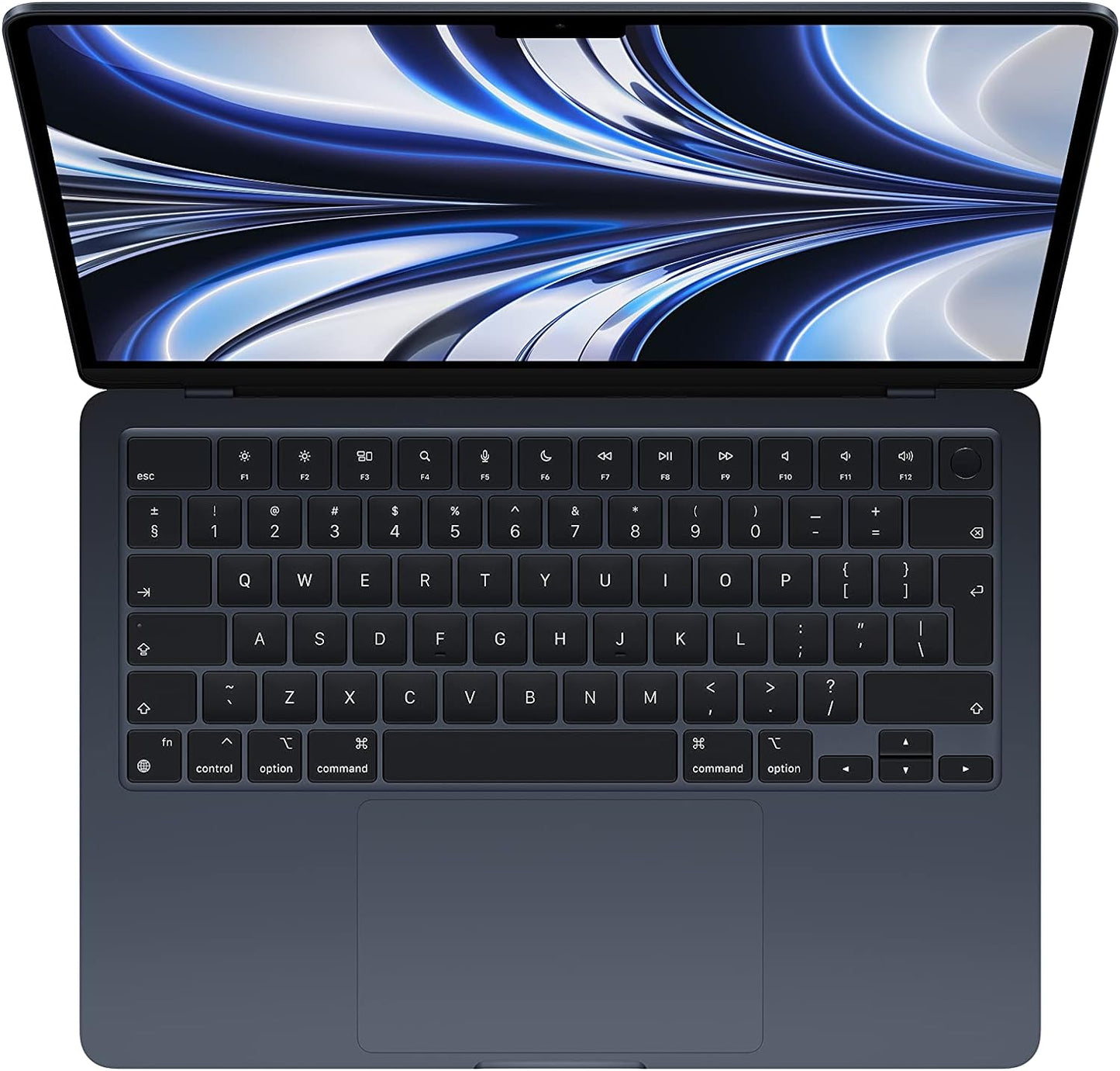 Apple 2022 MacBook Air laptop with M2 chip: 13.6-inch Liquid Retina display, 8GB RAM, 256GB SSD storage, 1080p FaceTime HD camera. Works with iPhone and iPad; Midnight; English