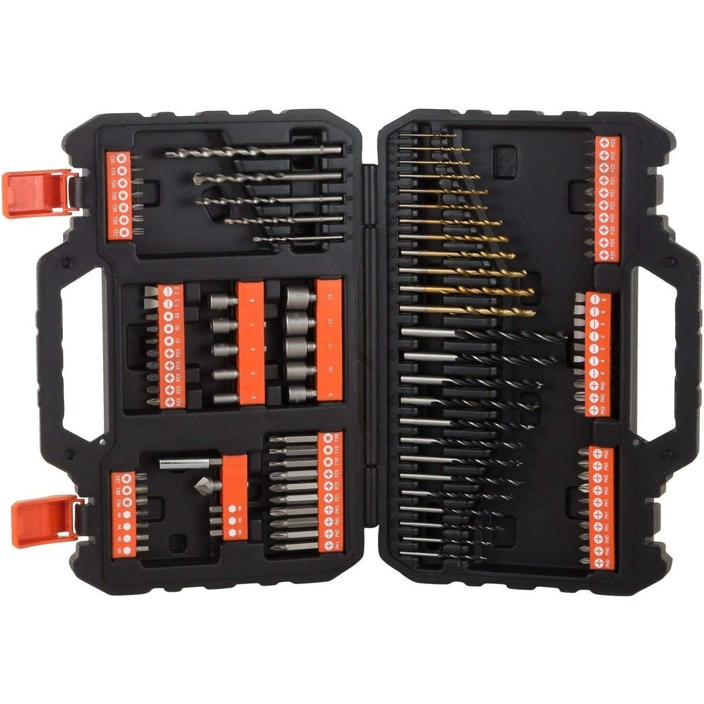 Black & Decker 109-Pieces Mixed Accessories Set Black A7200-Xj