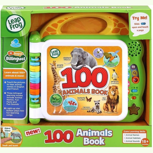 LeapFrog 100 ANIMALS BOOK English + French