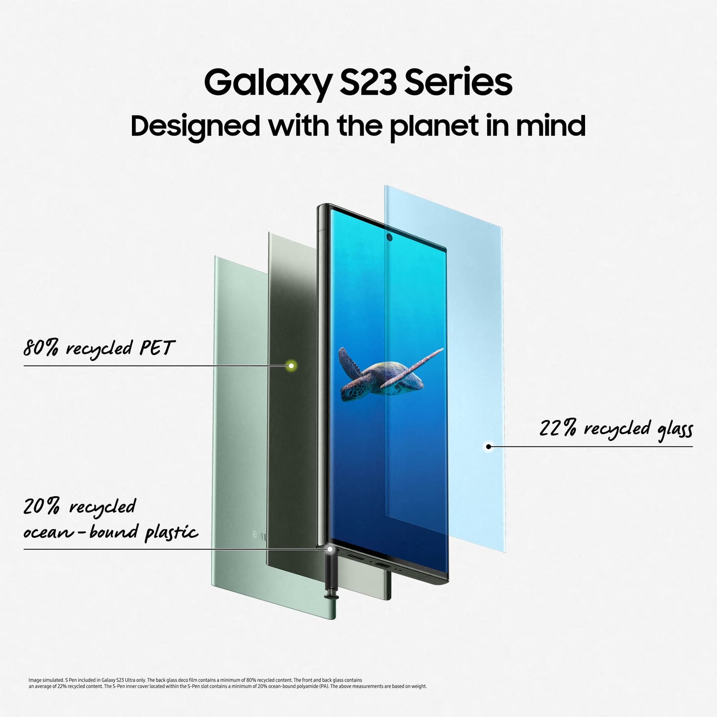 Samsung Galaxy S23 Ultra, 12GB RAM 256GB Green, International Version, 5G Mobile Phone, Dual SIM, Android Smartphone