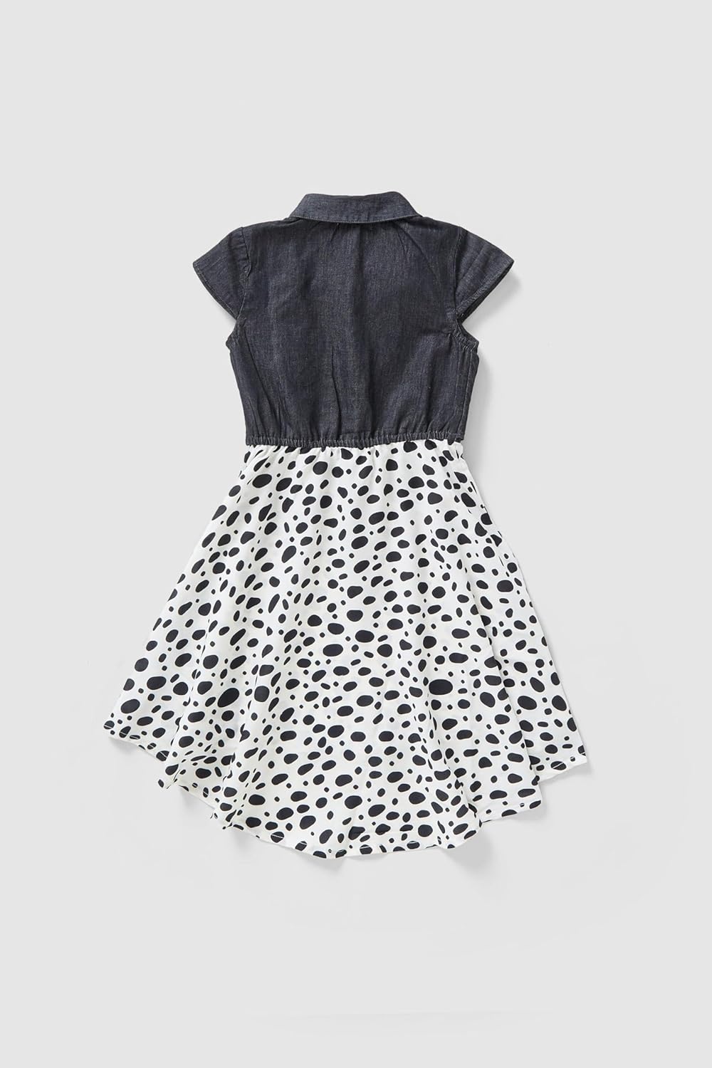 Blue Zoo Younger Girls Dot Dress With Denim Shirt