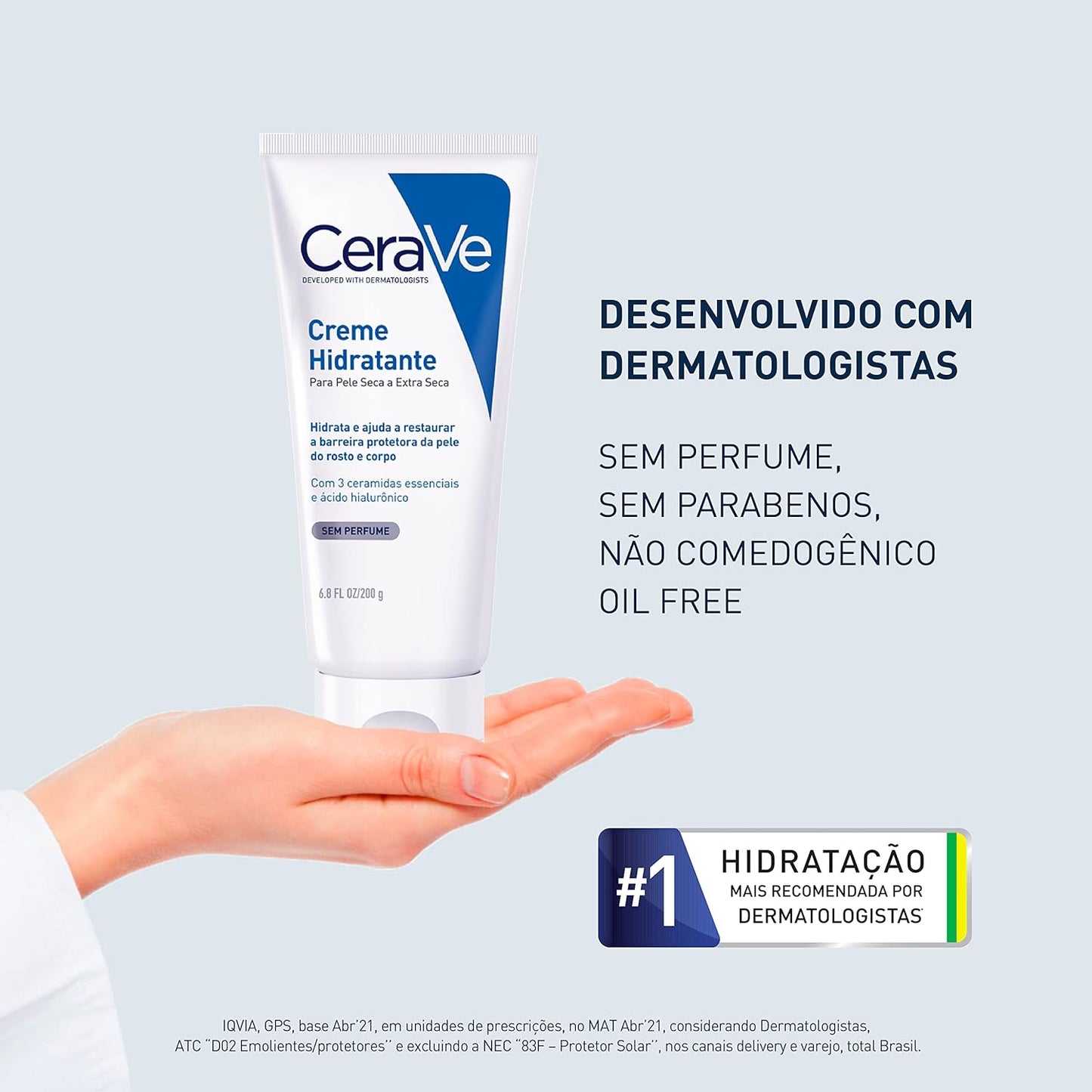 CeraVe Moisturizing Cream, Body and Face Moisturizer for Dry Skin, Body Cream with Hyaluronic Acid and Ceramides, 19 Ounce
