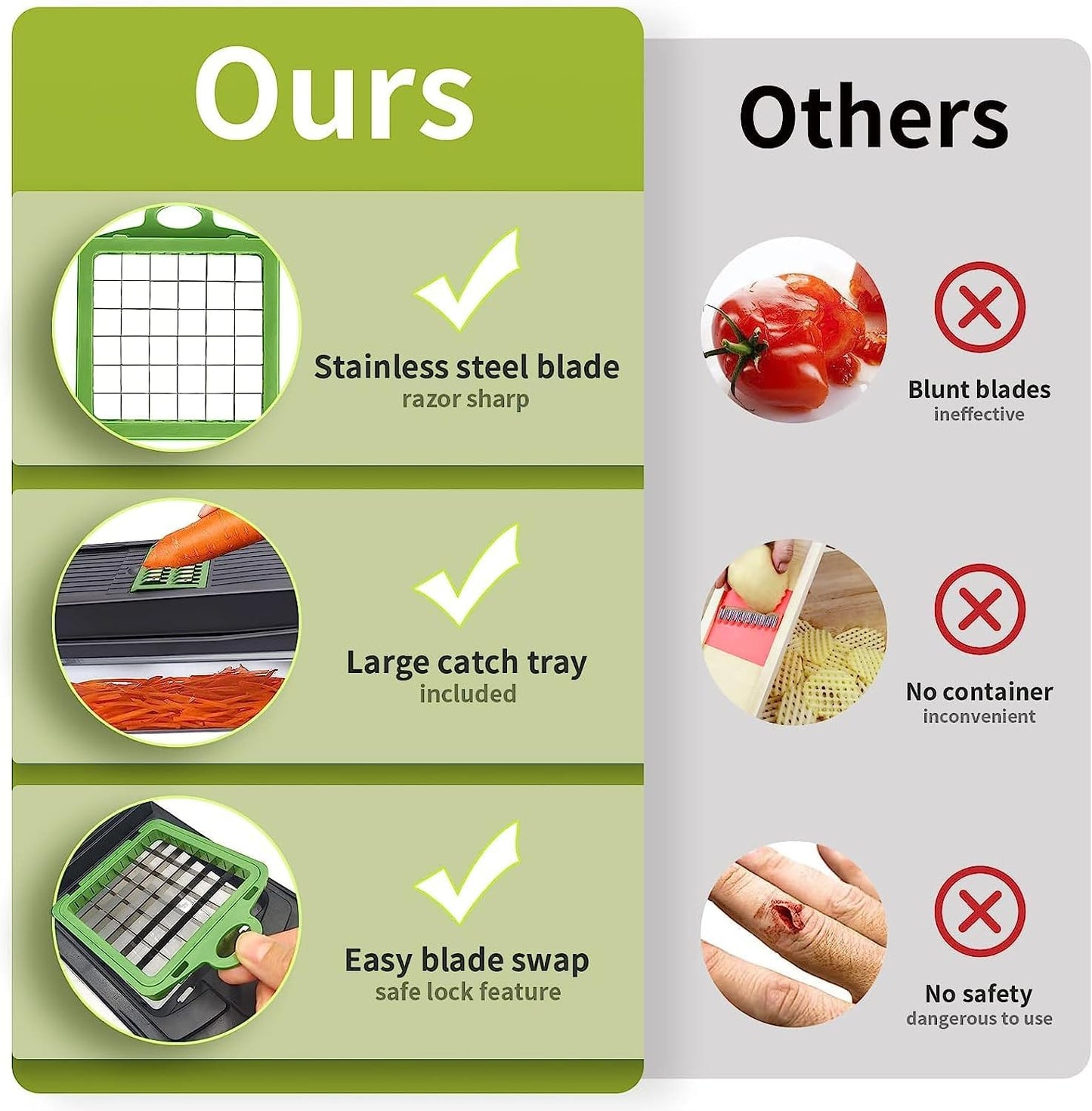 ARTC 12 in one Pro Series Dice Shred Slice Vegetable Chopper