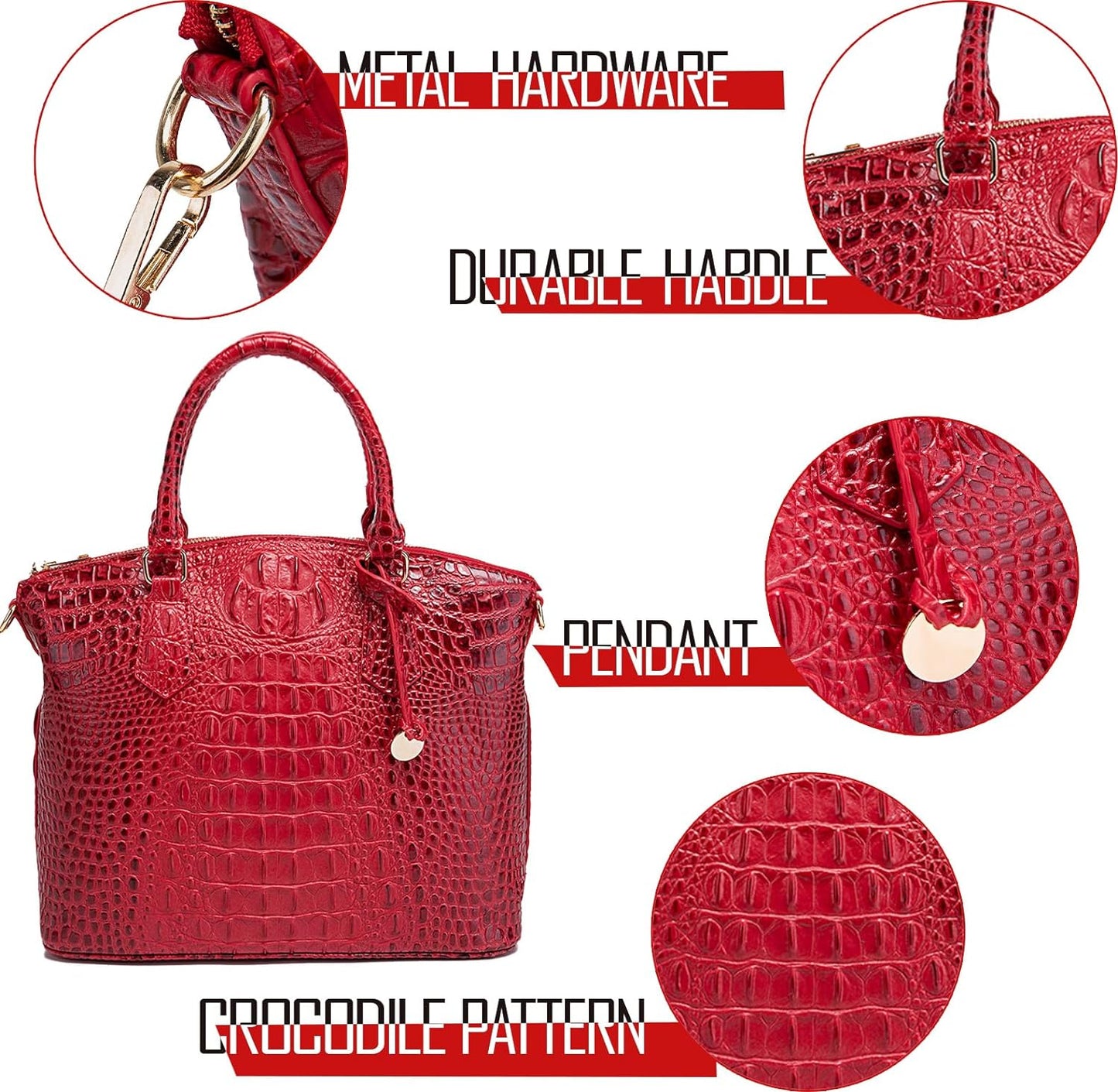 Makcr Joacbv Women Purse Satchel Bag Long Crossbody Classy Tote Bag Top Handle Vegan Leather Ladies Handbags Embossed Pattern