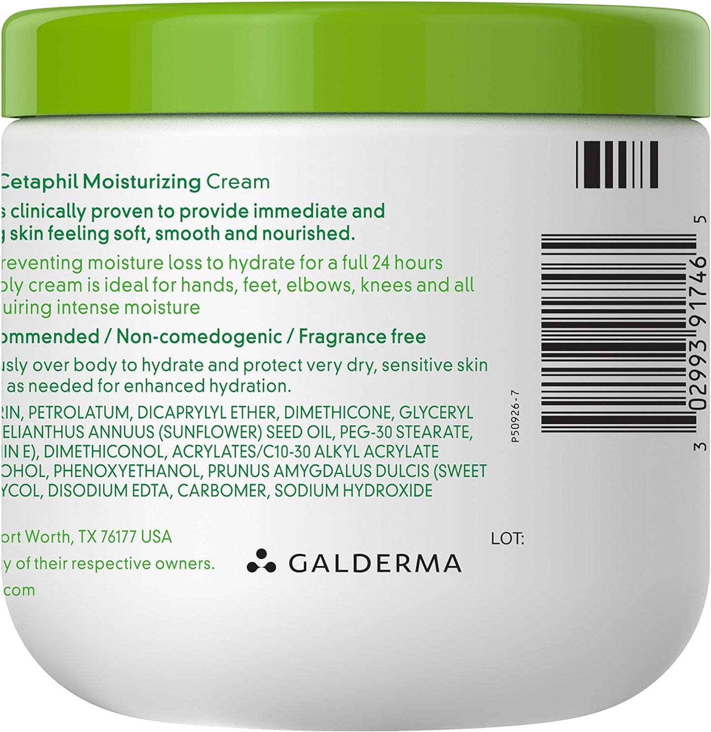 Cetaphil Moisturizing Cream 453g (Pack of 2)