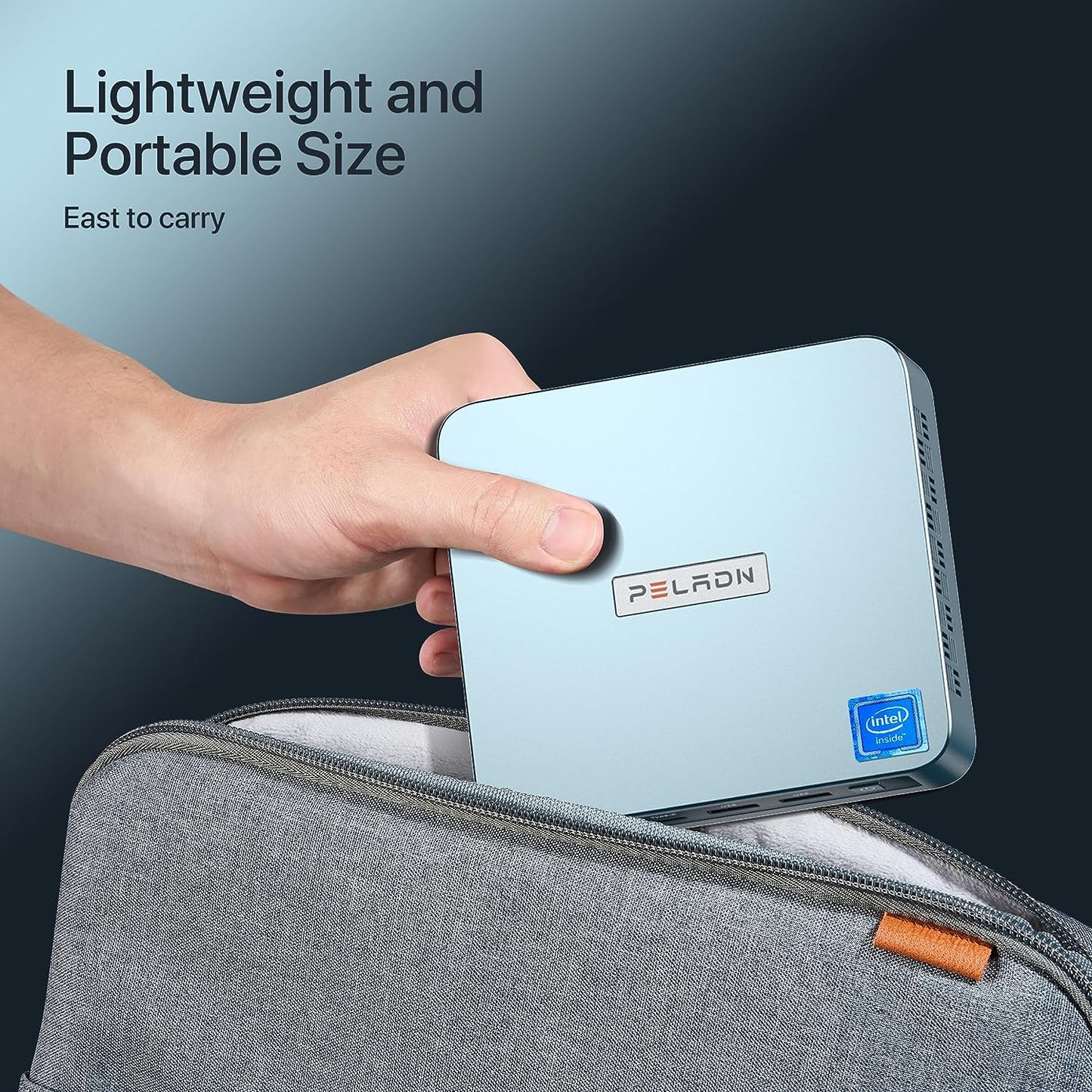 PELADN WI-6 Pro Mini PC, Intel 12th Gen Alder Lake- N100(up to 3.4GHz), 16GB DDR4 RAM 512GB M.2 PCIe SSD, Desktop Computer Support 4K Dual Display/USB3.2/WiFi 5/BT4.2/Win 11 Pro