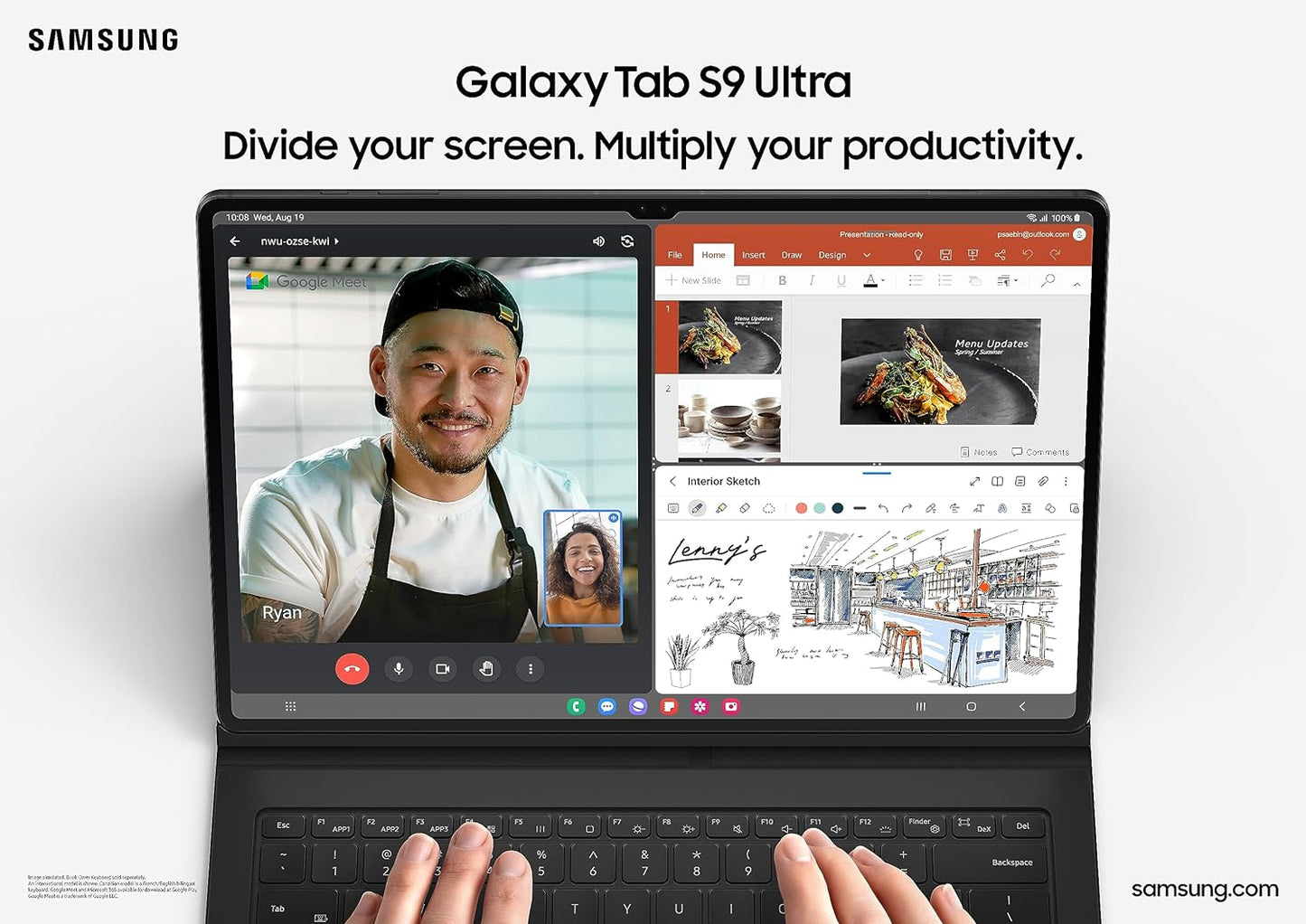 Samsung Galaxy Tab S9 Ultra 512GB ROM + 12GB RAM 14.6" Wi-Fi + Bluetooth Tablet (Graphite) - International Version
