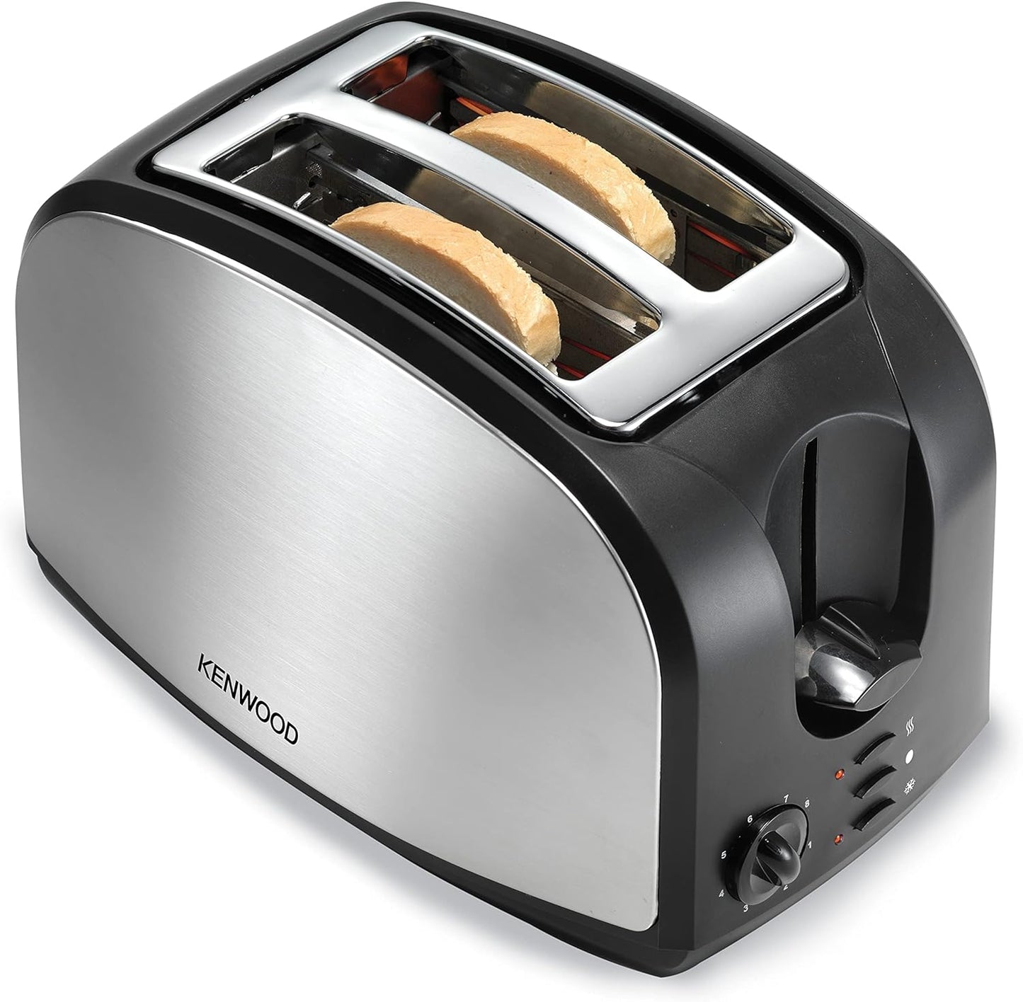 KENWOOD Bundle Breakfast Set With 1.7L Electric Kettle And 2 Slice Bread Toaster Mpm02.000Bk Black/Silver