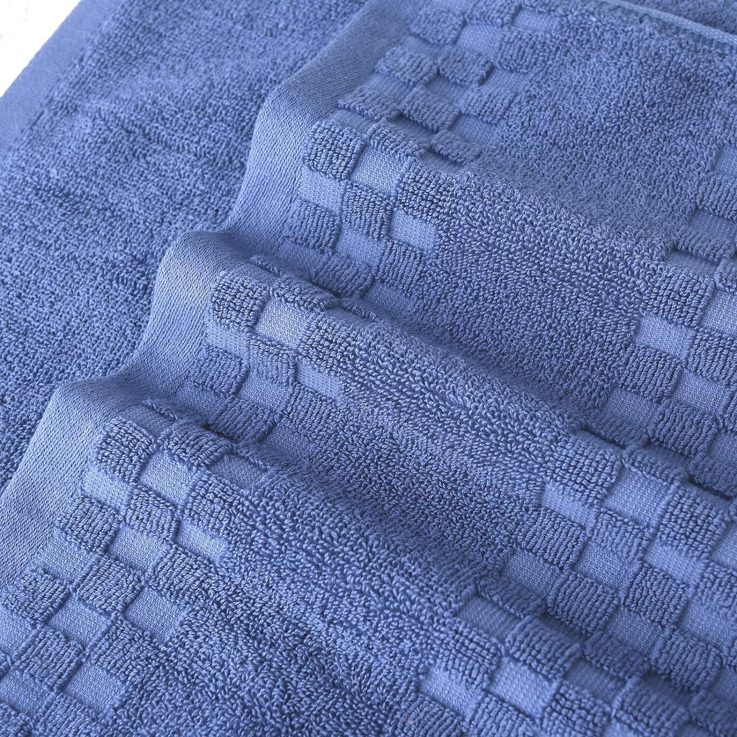 DIAOJIA Bath Towels Soft Cotton 6 Piece,100% Cotton Anti Odor Family Towels, Highly Absorbent Quick-Drying Lightweight Spa Towel for Bathroom 2 Bath Towel 2 Washcloth 2 Hand Towel (Cool Grey)