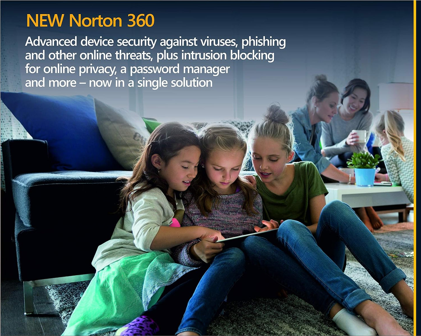 Norton 360 Premium 2021, 10 Devices, Internet Secu[rity, Antivirus and VPN, Hacking / Data Theft Protection, Password Manager, 75 GB Cloud Backup, PC / Mac® / Phones / Tablets, English