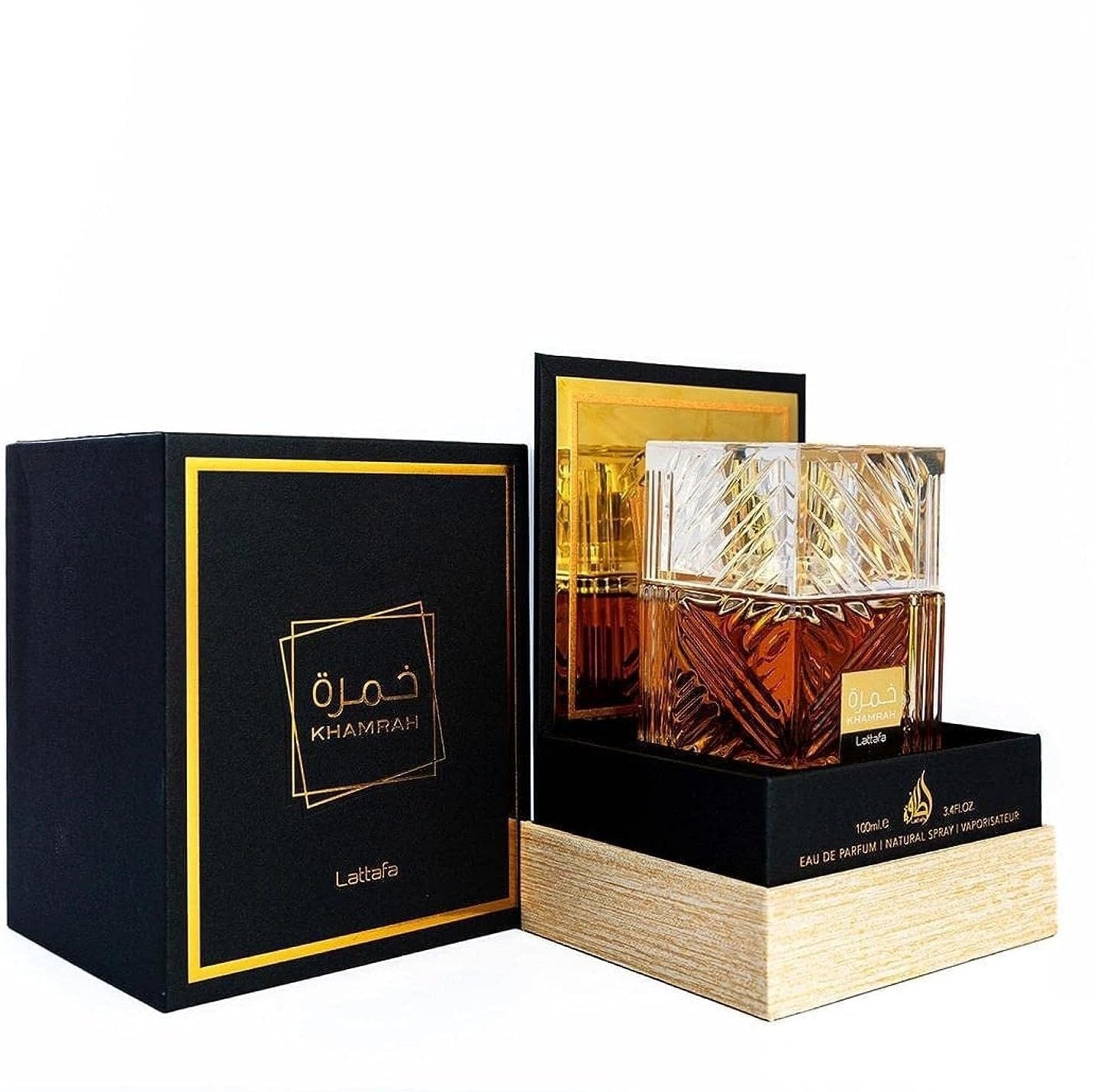 Lattafa Perfumes Khamrah for Unisex Eau de Parfum Spray, 3.4 Ounce