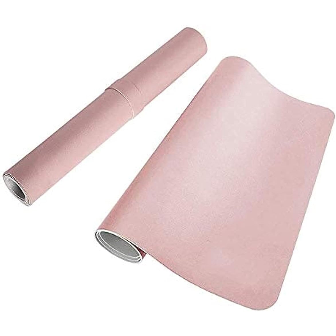 BonShine Large Desk Pad, Non Slip Pu Leather Mouse Pad Waterproof Protector, Dual Side Use Writing Mat For Office Home, 80Cm X 40Cm, Black&Red,