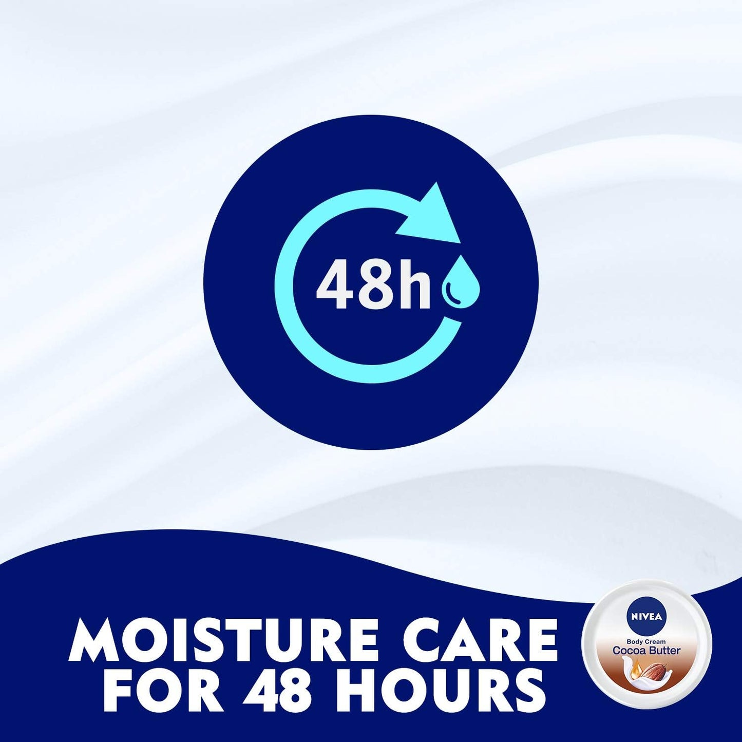 NIVEA Body Lotion Moisturizing Dry Skin, Cocoa Butter Vitamin E, 2x400ml