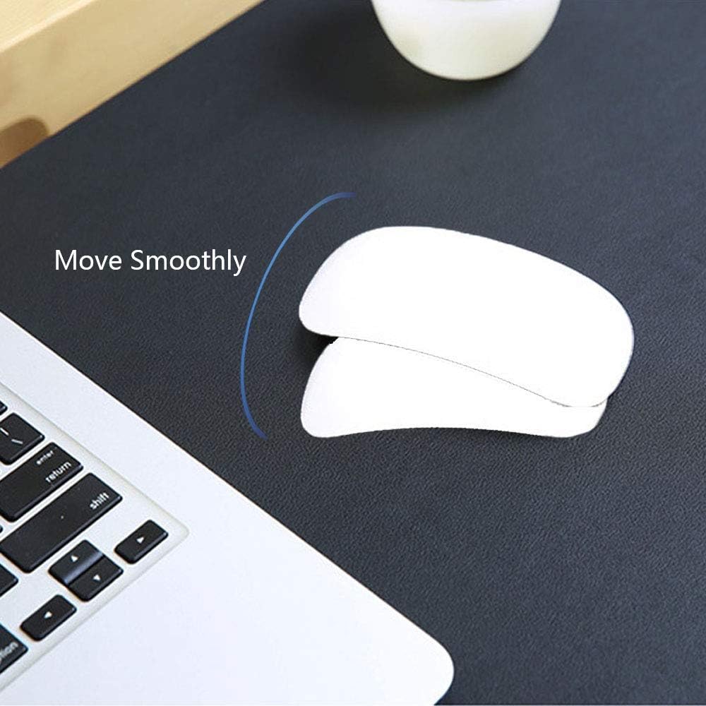 BonShine Large Desk Pad, Non Slip Pu Leather Mouse Pad Waterproof Protector, Dual Side Use Writing Mat For Office Home, 80Cm X 40Cm, Black&Red,