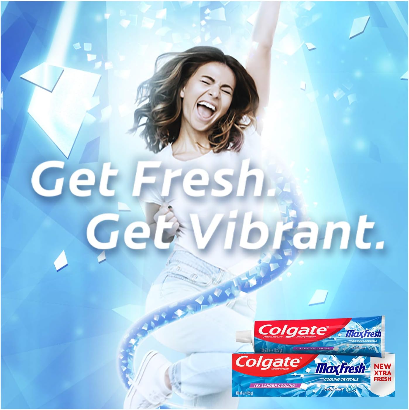 Colgate Max Fresh Cool Mint Gel Toothpaste – 4 X 75Ml