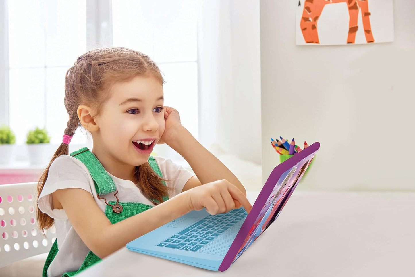 Lexibook - Educational and Bilingual Laptop French/English - Toy for Child Kid 124 Activities, Learn Play Games and Music with Paw Patrol - JC598i1