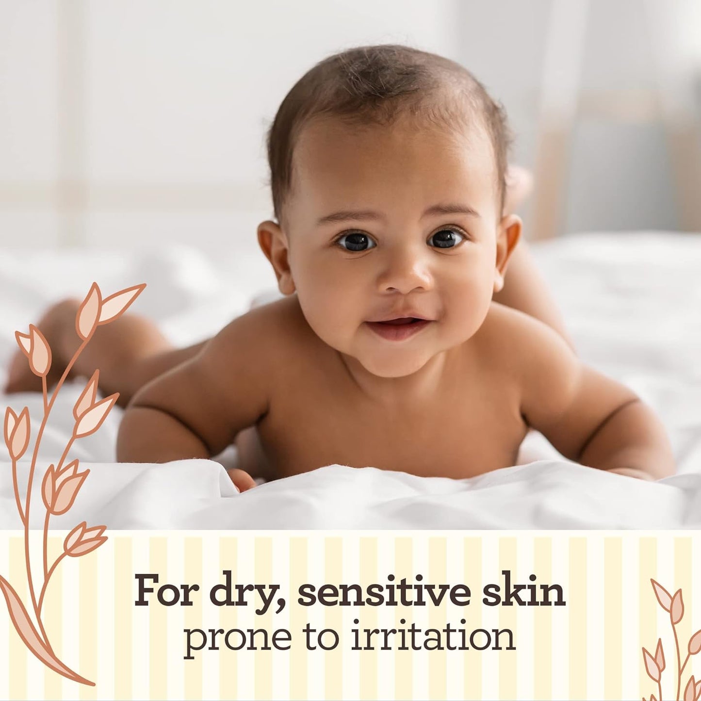 Aveeno Baby Daily Care Moisturising Lotion, 150ml, Baby Lotion for Sensitive Skin, Prebiotic Colloidal Oatmeal, Unscented, Sulfate Free, Soap and Dye Free, pH Balanced, Delicate and Moisturizing