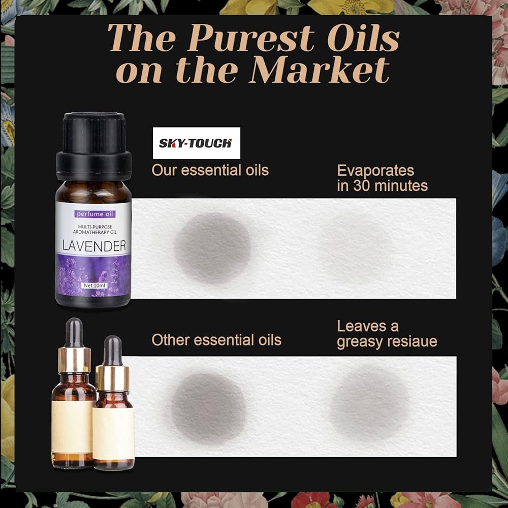 SKY-TOUCH 6pcs x 10 mL Essential Oils Set