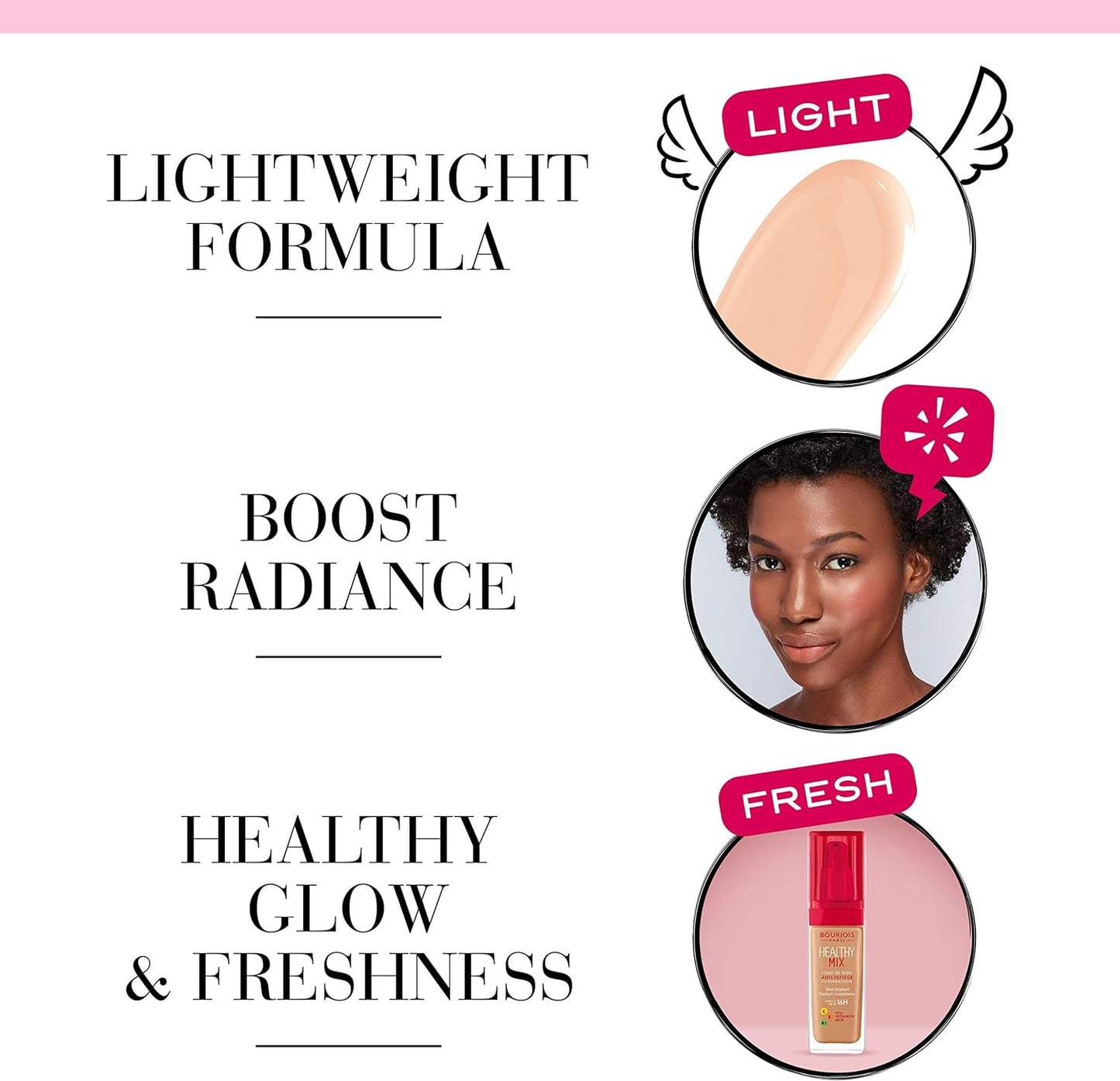 Bourjois Healthy Mix Anti-Fatigue Bb Cream 01 Light, 30 ml -1.0 Fl Oz