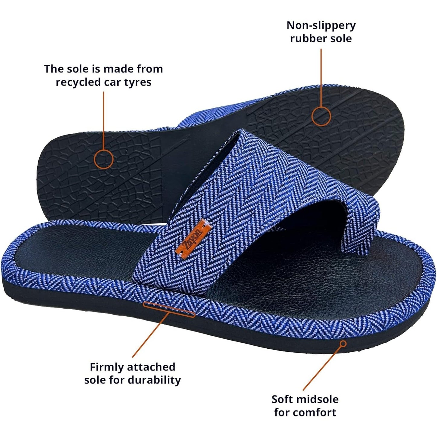 Zayon Handmade Women Flat Sandals