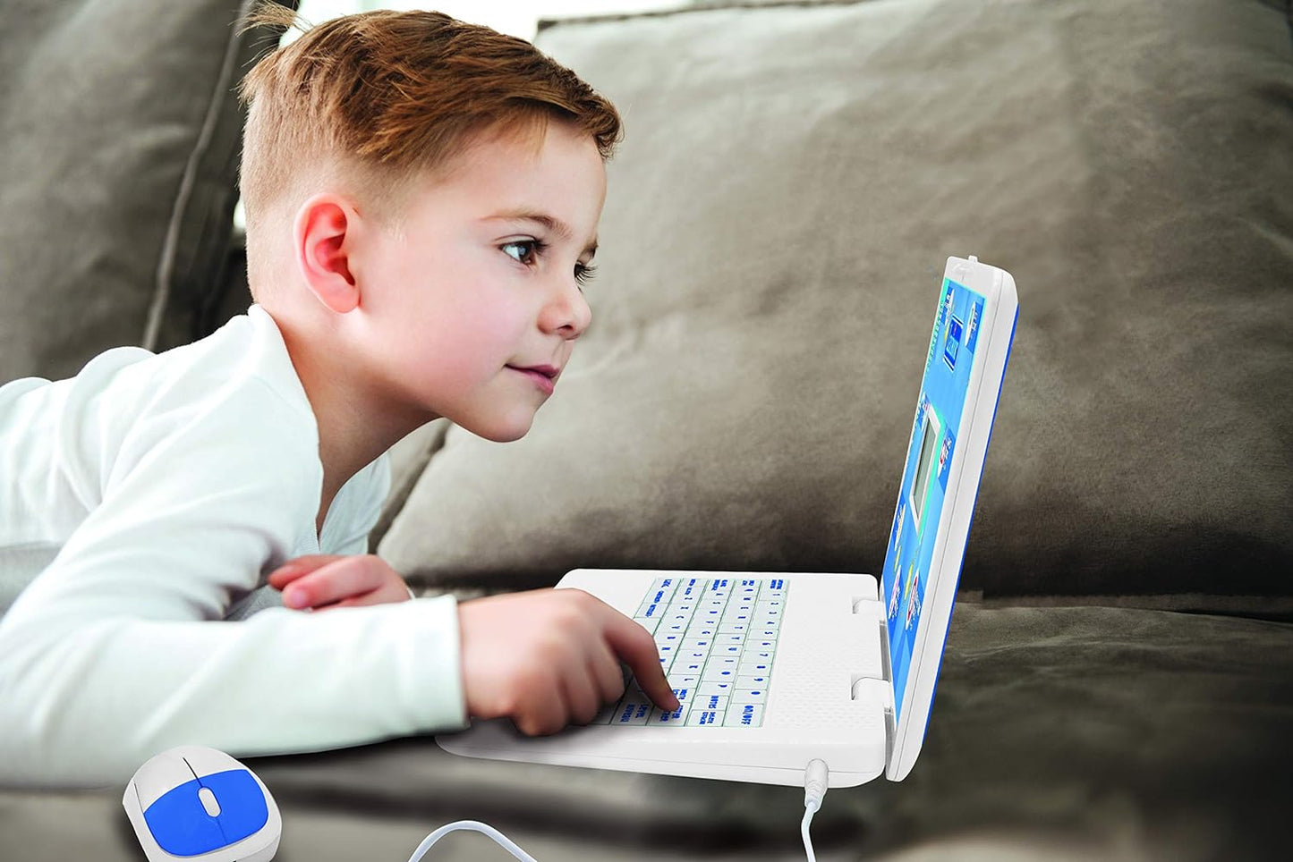 Lexibook - Educational and Bilingual Laptop French/English - Toy for Child Kid 124 Activities, Learn Play Games and Music with Paw Patrol - JC598i1