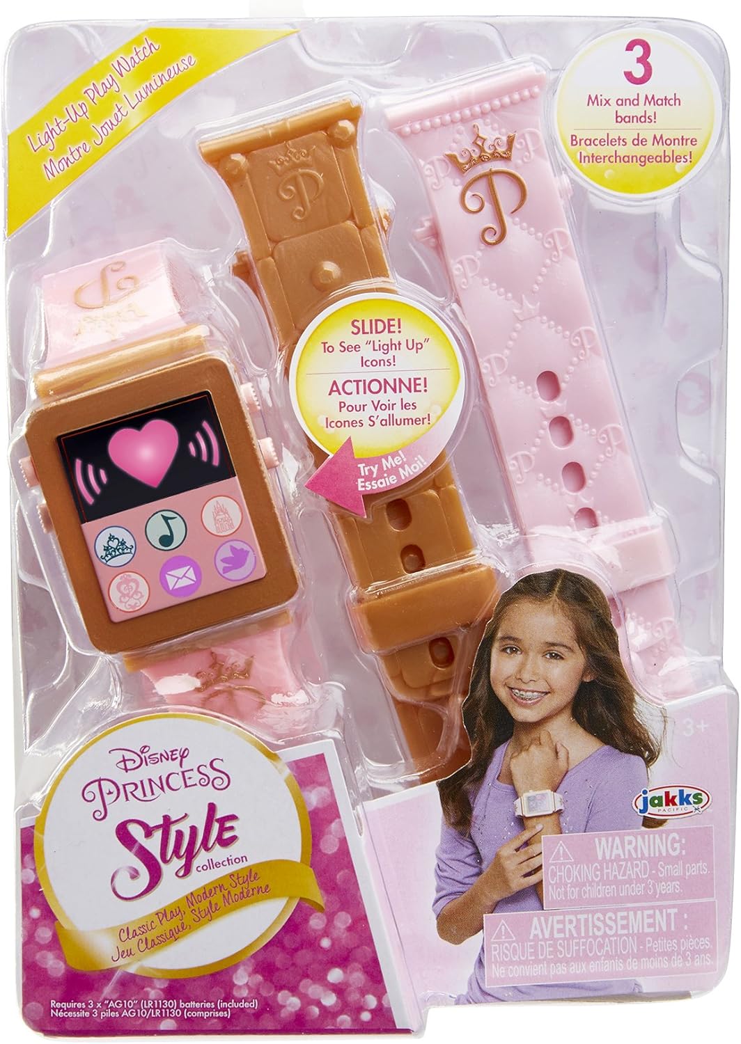 Jakks Disney Princess Style Play Laptop 6 Years and Above, Multi-Colour, 70594