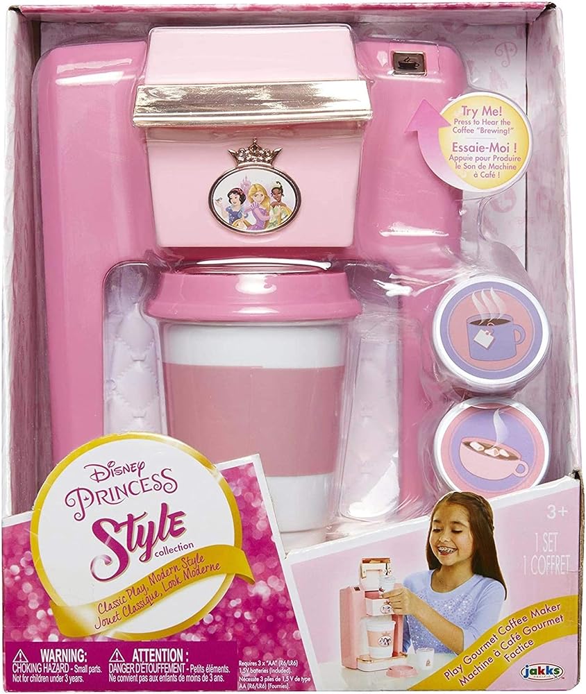 Jakks Disney Princess Style Play Laptop 6 Years and Above, Multi-Colour, 70594