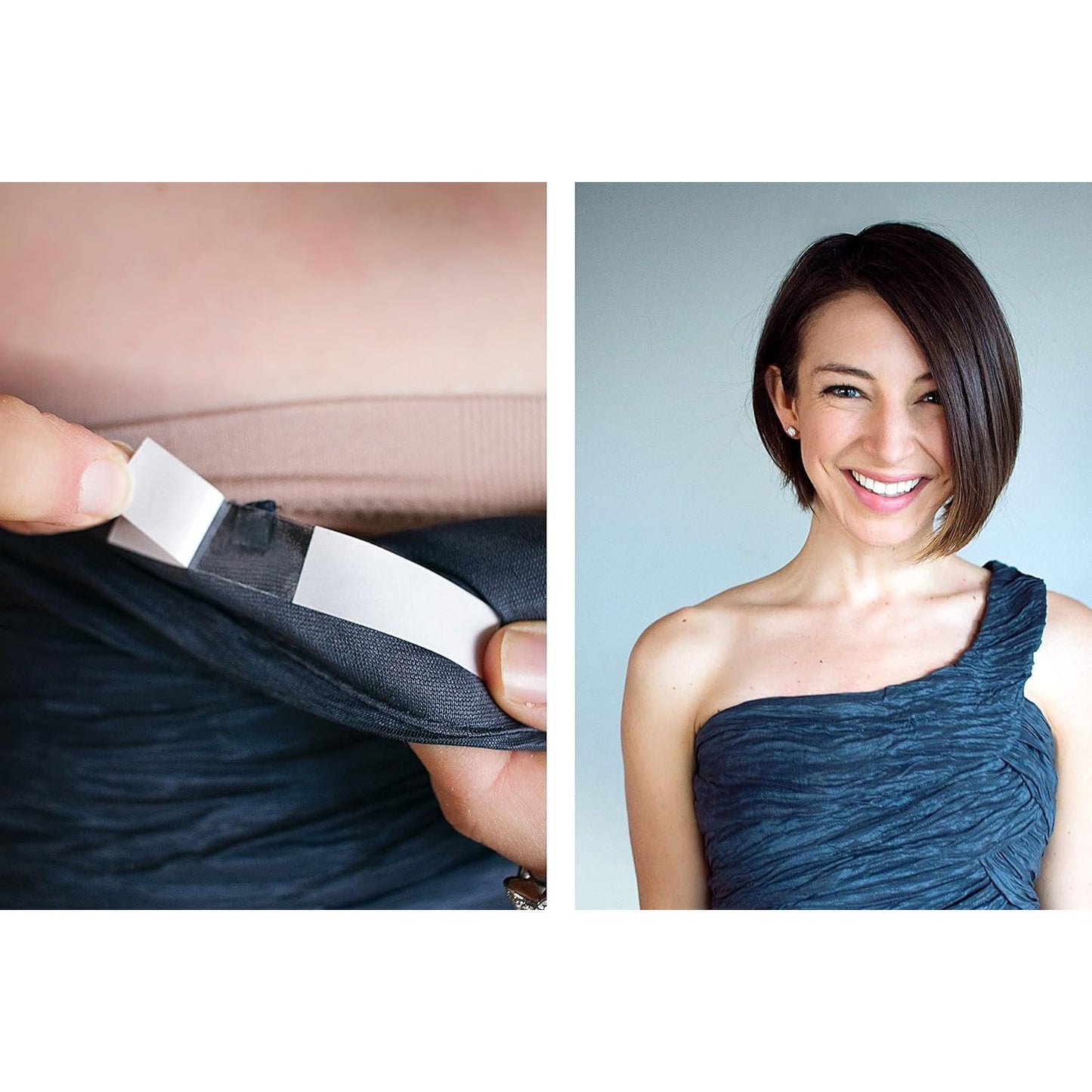 Fearless Tape - Womens Double Sided Tape for Clothing and Body, Transparent Clear Color for All.