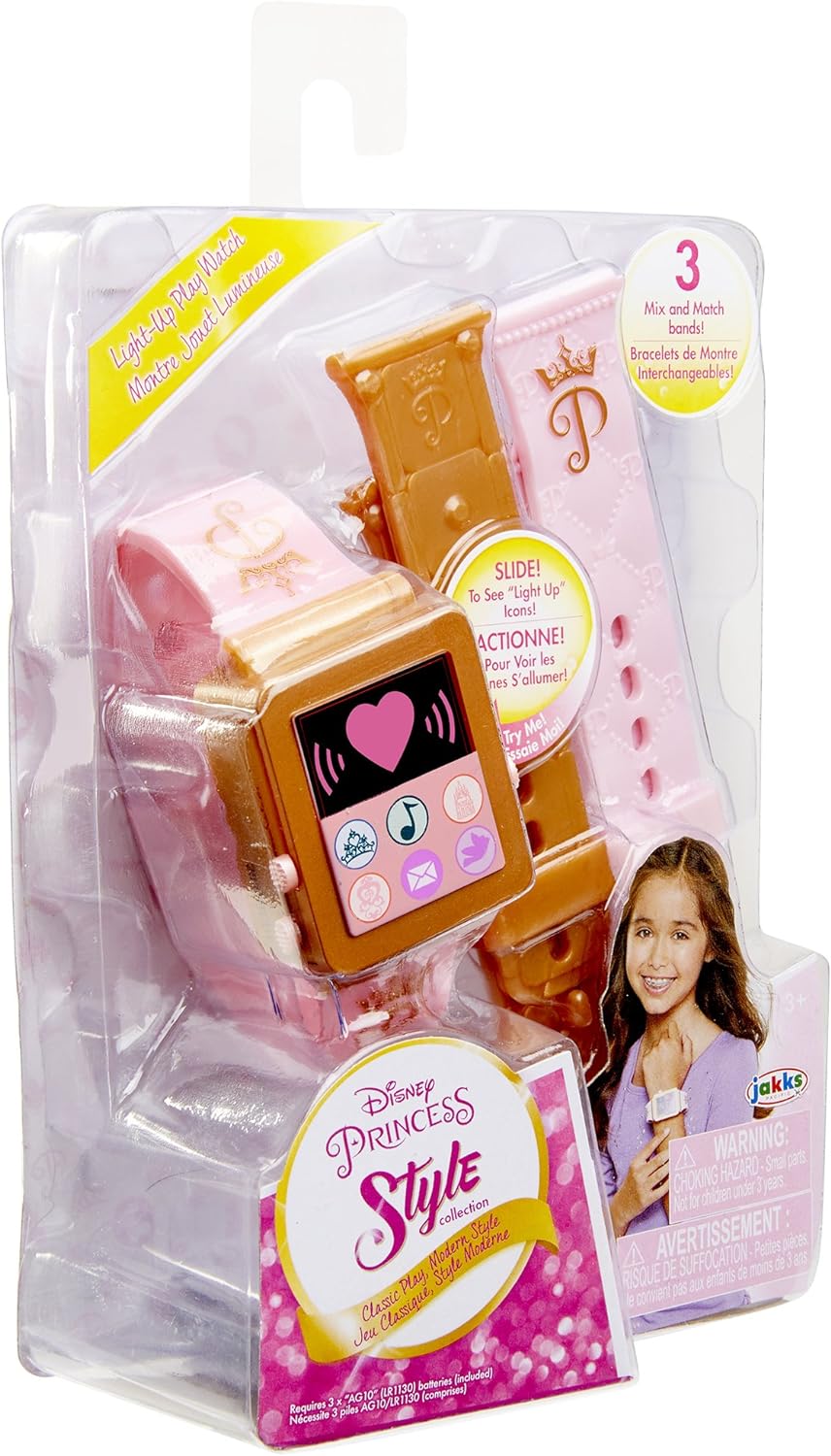 Jakks Disney Princess Style Play Laptop 6 Years and Above, Multi-Colour, 70594