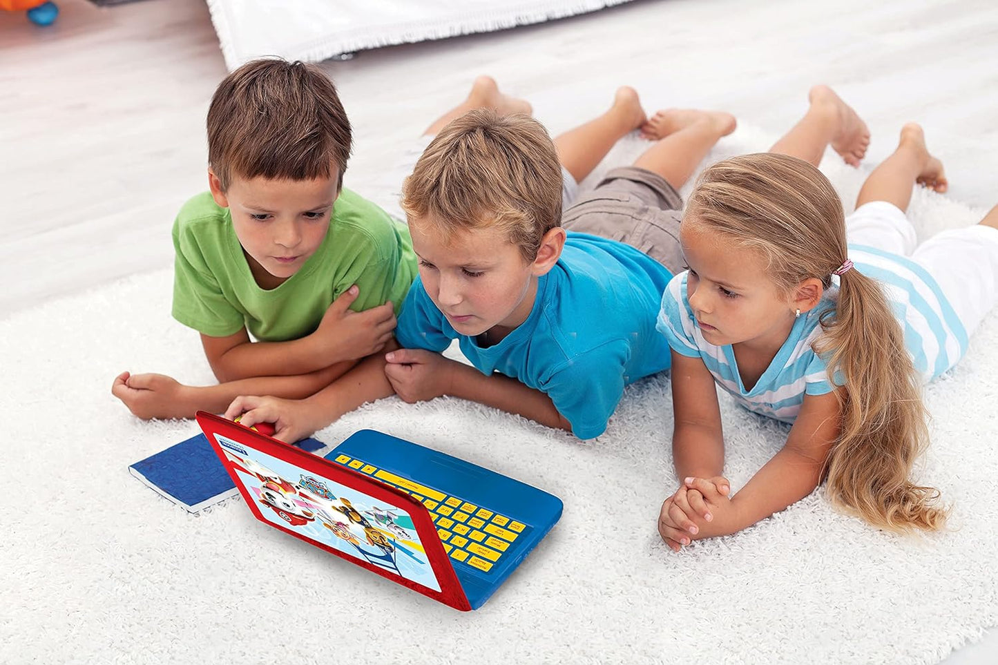 Lexibook - Educational and Bilingual Laptop French/English - Toy for Child Kid 124 Activities, Learn Play Games and Music with Paw Patrol - JC598i1