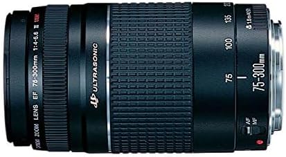 Canon EOS 4000D Black 18-55 DC +Canon 75-300mm lens Kit