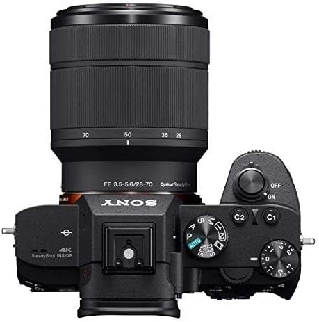 Sony Alpha A7 Iii Full-Frame Professional Camera 35Mm Sensor With Sel2870 Interchangeable Lens, 24.2 Megapixels - Black (Ilce-7M3K)