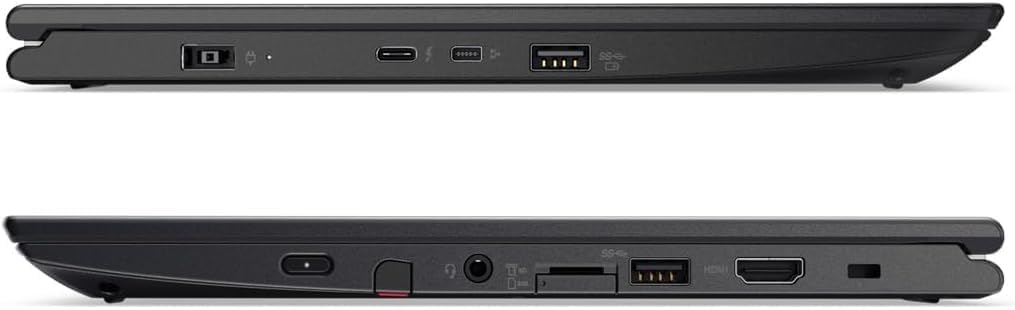 Lenovo ThinkPad Yoga 370 2in1 Touch w/Pen, Intel Core i5-7200U, 13.3" FHD, 8GB RAM 256GB SSD, Backlit KB, FP Reader, Thunderbolt 3, MicroSD Reader, Windows 10 Pro - Renewed (8GB RAM | 256GB SSD)